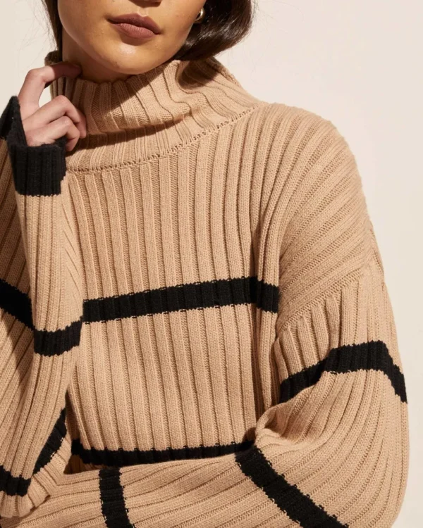 Sale zoe kratzmann Privy Knit-Camel/Black