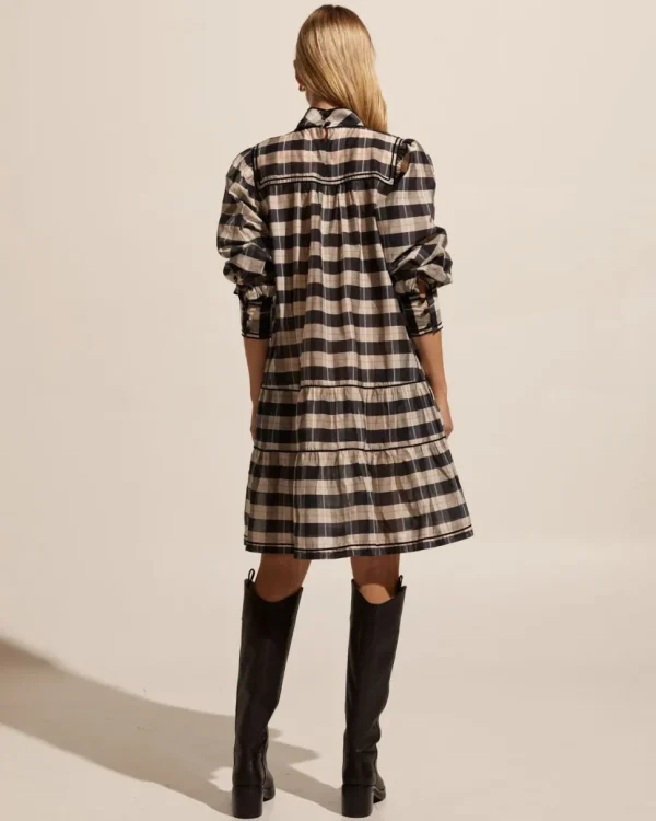 Shop zoe kratzmann Prowess Dress-Black/Ecru Check