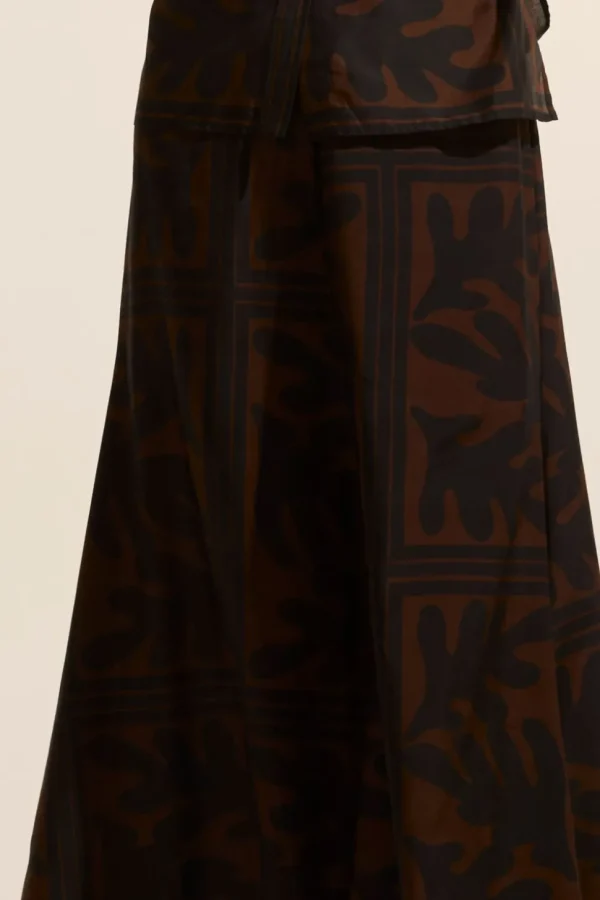 Fashion zoe kratzmann Recite Skirt-Choc Frond