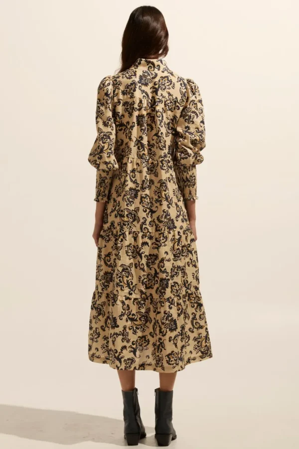 Flash Sale zoe kratzmann Recruit Dress-Ochre Floral