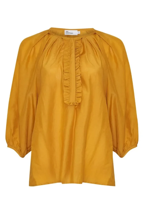 Online zoe kratzmann Refine Top-Ochre