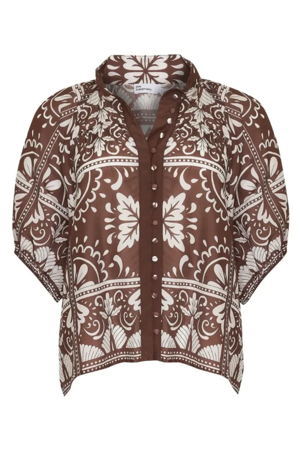 Shop zoe kratzmann Roam Top-Choc Mosaic