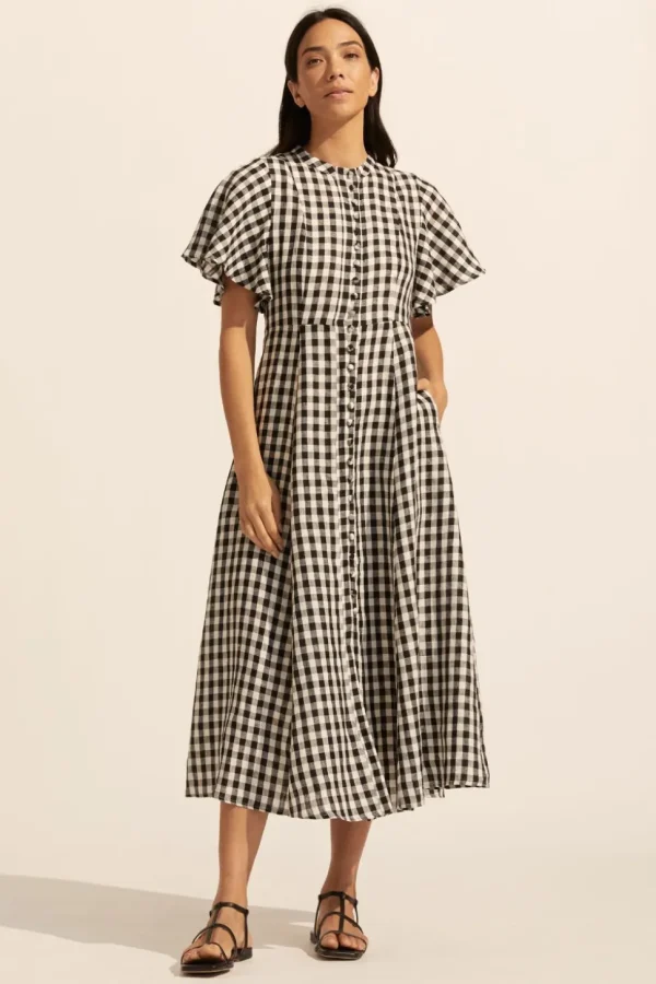 Store zoe kratzmann Savour Dress-Black Check