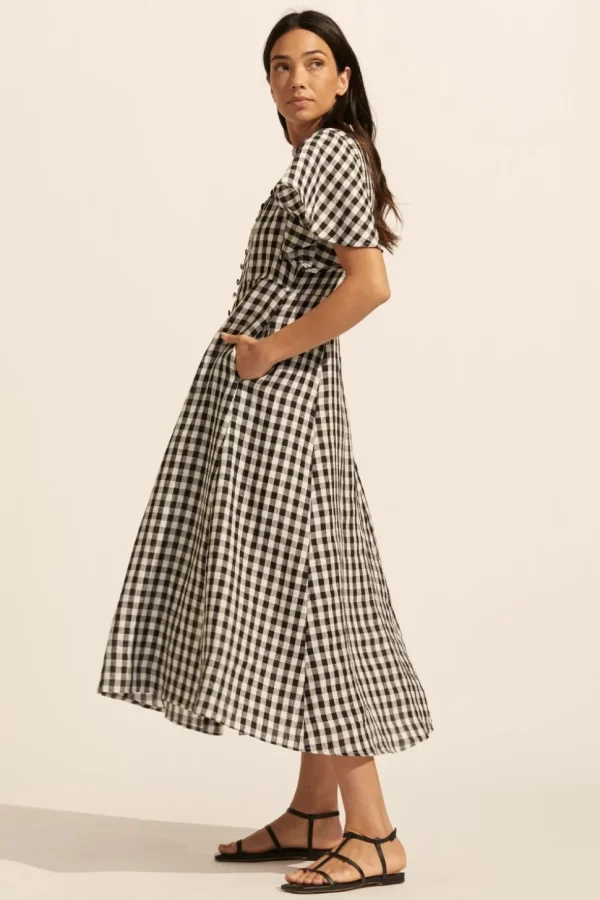 Store zoe kratzmann Savour Dress-Black Check