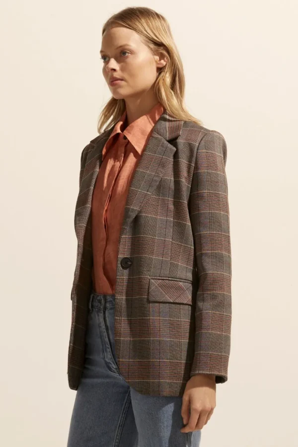 Sale zoe kratzmann Scout Jacket-Clay Check