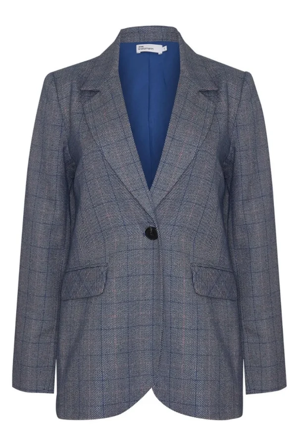 New zoe kratzmann Scout Jacket-Sapphire Check