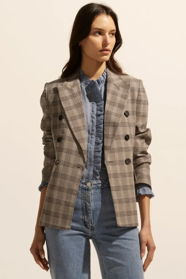 Cheap zoe kratzmann Spurt Jacket-Mousse Check