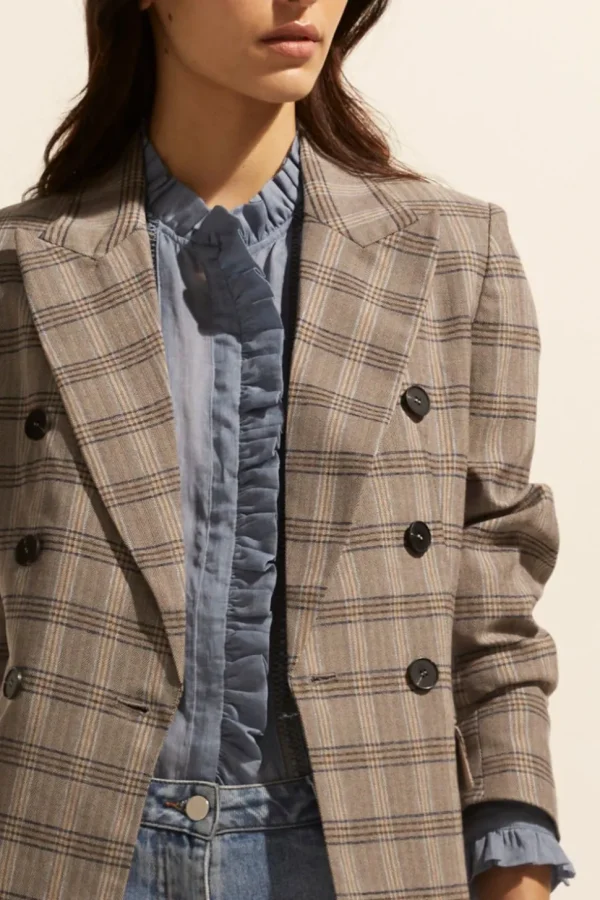 Cheap zoe kratzmann Spurt Jacket-Mousse Check