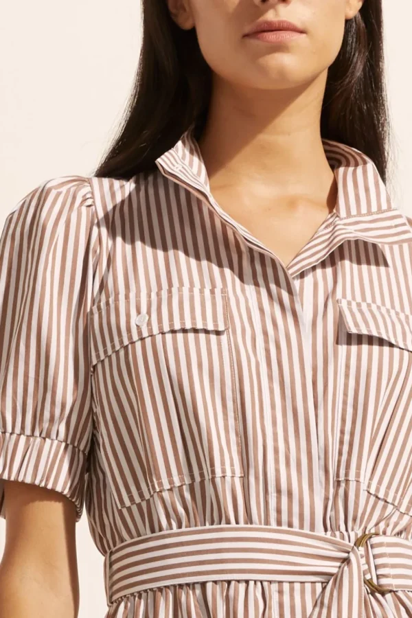 Online zoe kratzmann Starling Dress-Mocha Stripe