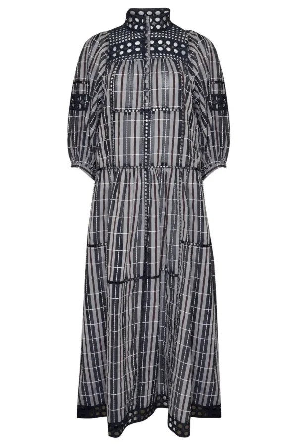 Clearance zoe kratzmann Tactic Dress-Indigo Check