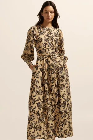 Outlet zoe kratzmann Tangent Dress-Ochre Floral