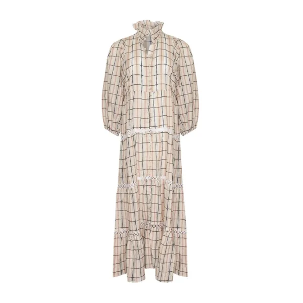 Fashion zoe kratzmann Toast Dress-Ivory Check