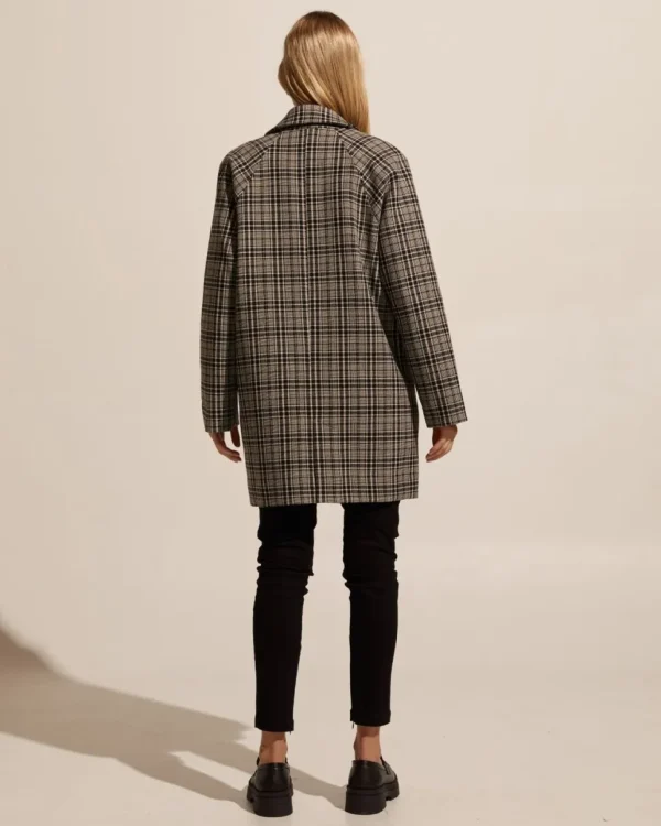 Store zoe kratzmann Transit Coat-Black Check