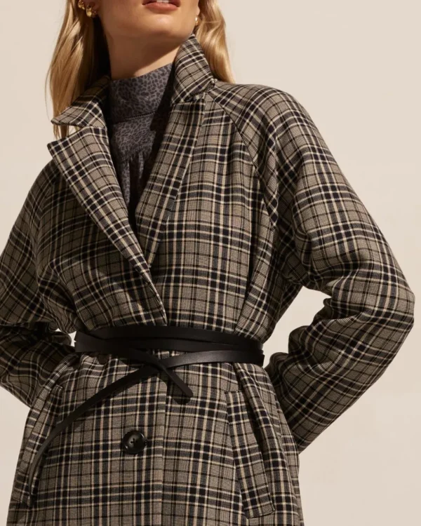 Store zoe kratzmann Transit Coat-Black Check