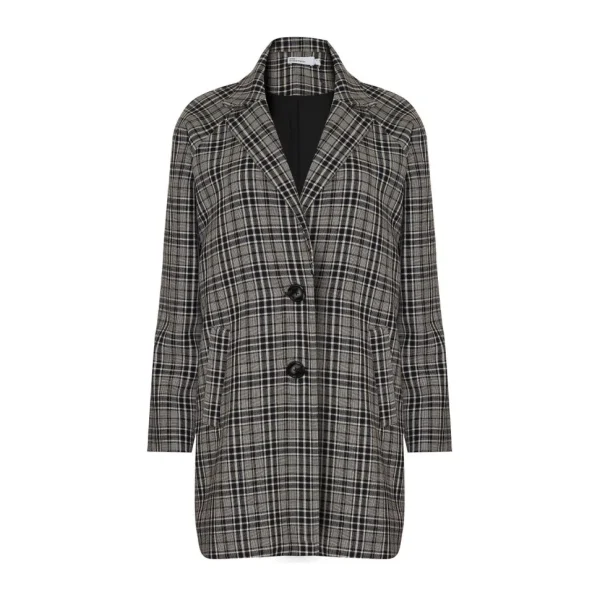 Store zoe kratzmann Transit Coat-Black Check