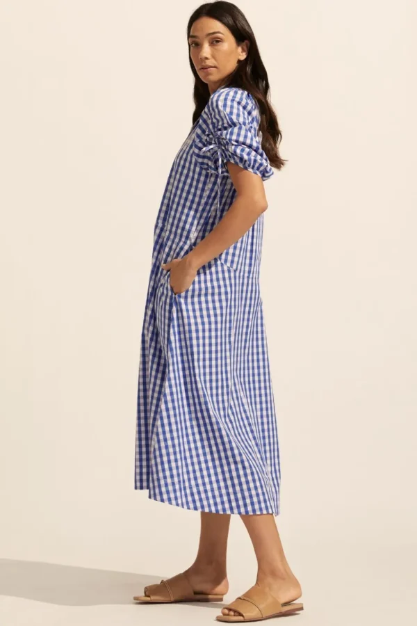 Cheap zoe kratzmann Urge Dress-Azure Gingham Check