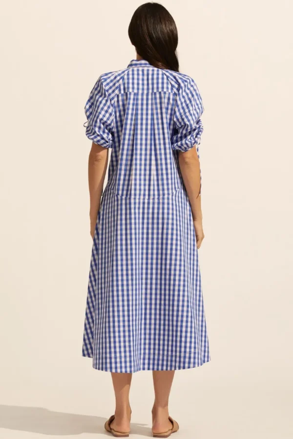 Cheap zoe kratzmann Urge Dress-Azure Gingham Check